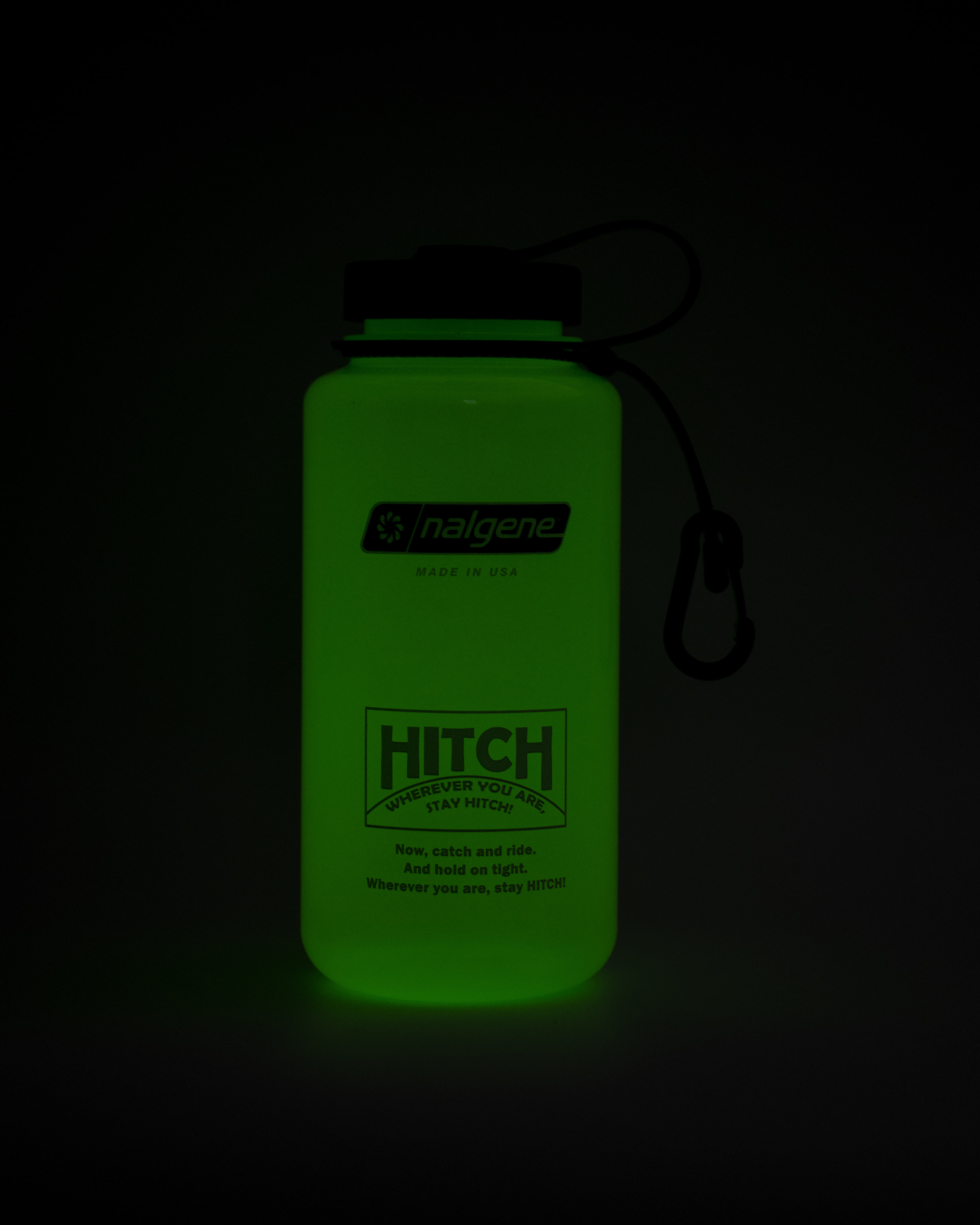 [out of stock] hitch x nalgene Bottle 1.0L - Glow Green