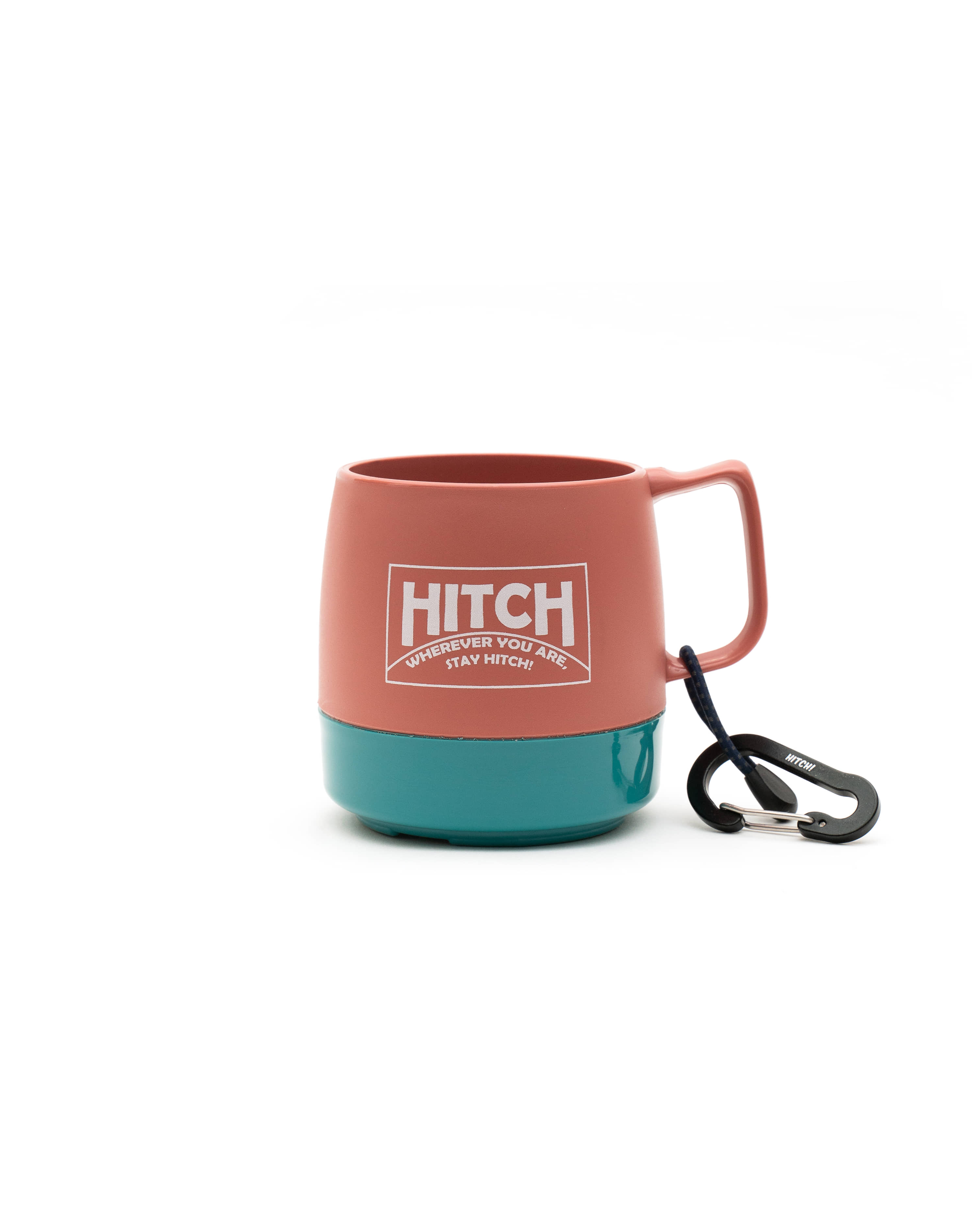 hitch x dinex 8oz mug - mauve/teal