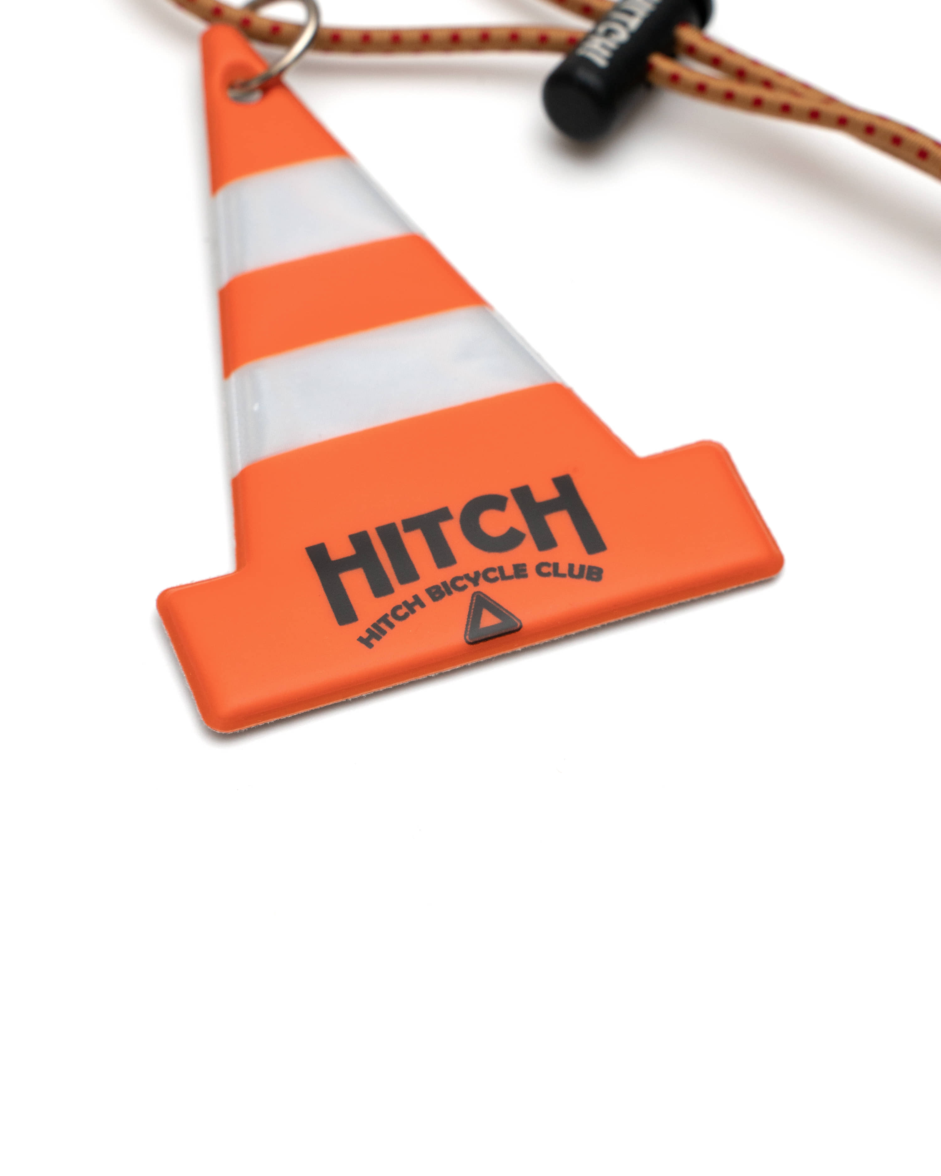 Reflector Hitch Cone - orange